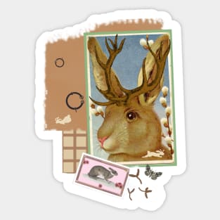 Jackalope Scraps Sticker